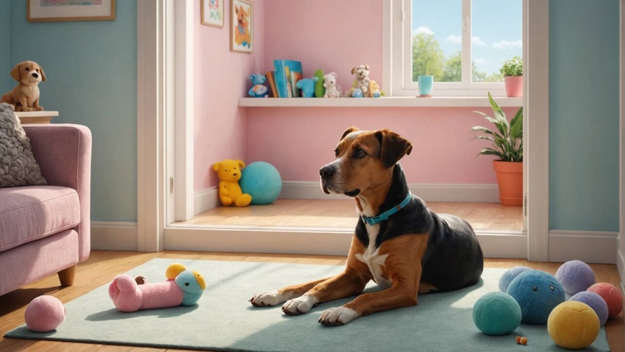 hur länge får man lämna en hund ensam