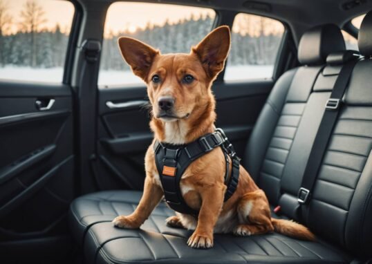 Guide till bilbälten för hund inför julresor. Hitta rätt bilbälte, få tips för säker transport och lär dig hur du tränar din hund att åka bil tryggt.