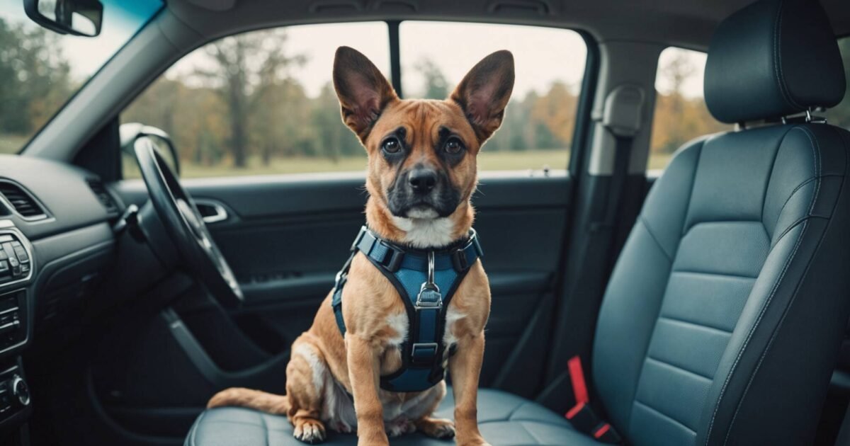 Komplett guide om bilbälten för hundar: Hur du väljer rätt, säkerhetsaspekter, lagar och regler. Expertråd för säker transport av din hund i bilen.