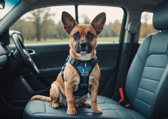 Komplett guide om bilbälten för hundar: Hur du väljer rätt, säkerhetsaspekter, lagar och regler. Expertråd för säker transport av din hund i bilen.