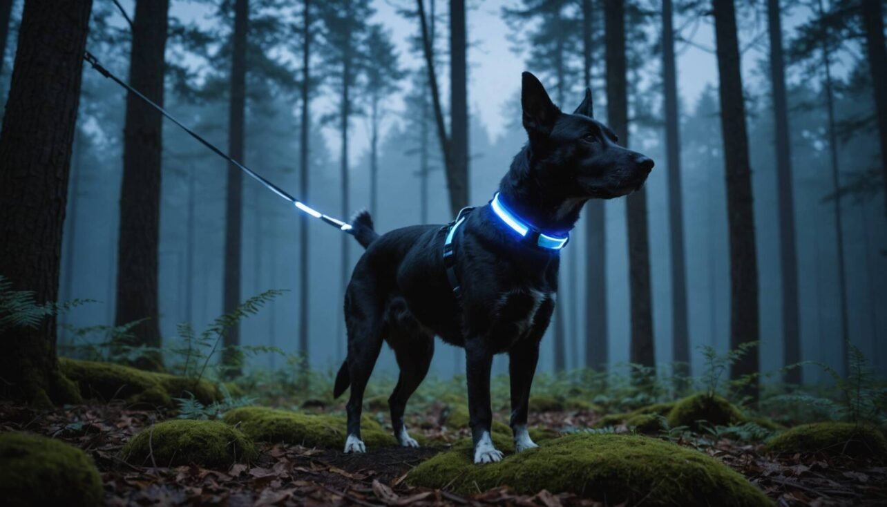 Upptäck allt om blinkhalsband för hundar - från säkerhetstips och batterilivslängd till de bästa alternativen för olika hundstorlekar och raser.