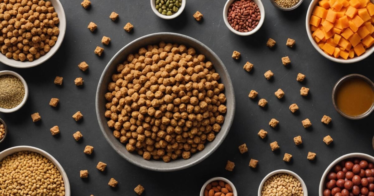 Komplett guide om torrfoder till hund. Jämför ingredienser, näringsvärden och märken. Expertråd och tips för att välja rätt torrfoder till din hund.
