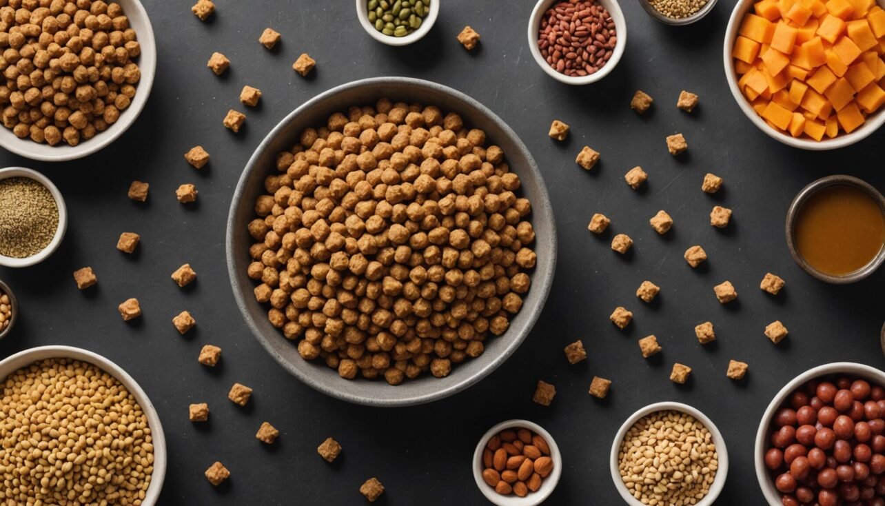 Komplett guide om torrfoder till hund. Jämför ingredienser, näringsvärden och märken. Expertråd och tips för att välja rätt torrfoder till din hund.