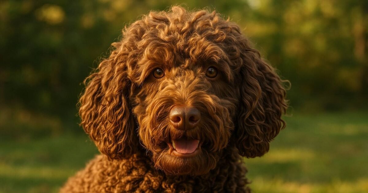 Upptäck allt om bruna lockiga hundraser - från Lagotto till Cockapoo. Expertråd om pälsvård, hälsotips och senaste trenderna för lockiga hundar 2025.