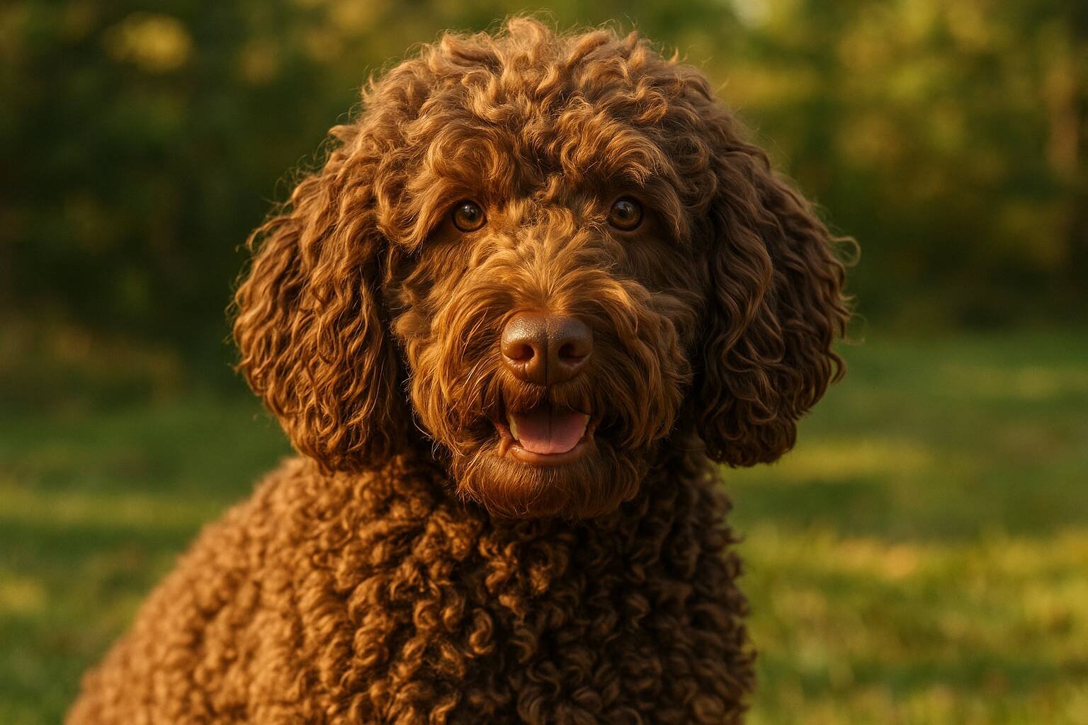 Upptäck allt om bruna lockiga hundraser - från Lagotto till Cockapoo. Expertråd om pälsvård, hälsotips och senaste trenderna för lockiga hundar 2025.