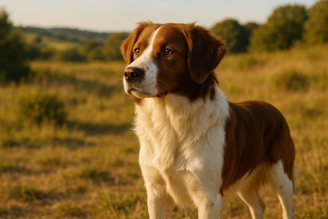 Upptäck allt om hundar med brun och vit päls - populära raser, skötselråd, temperament och hälsotips för dessa charmiga tvåfärgade hundar.