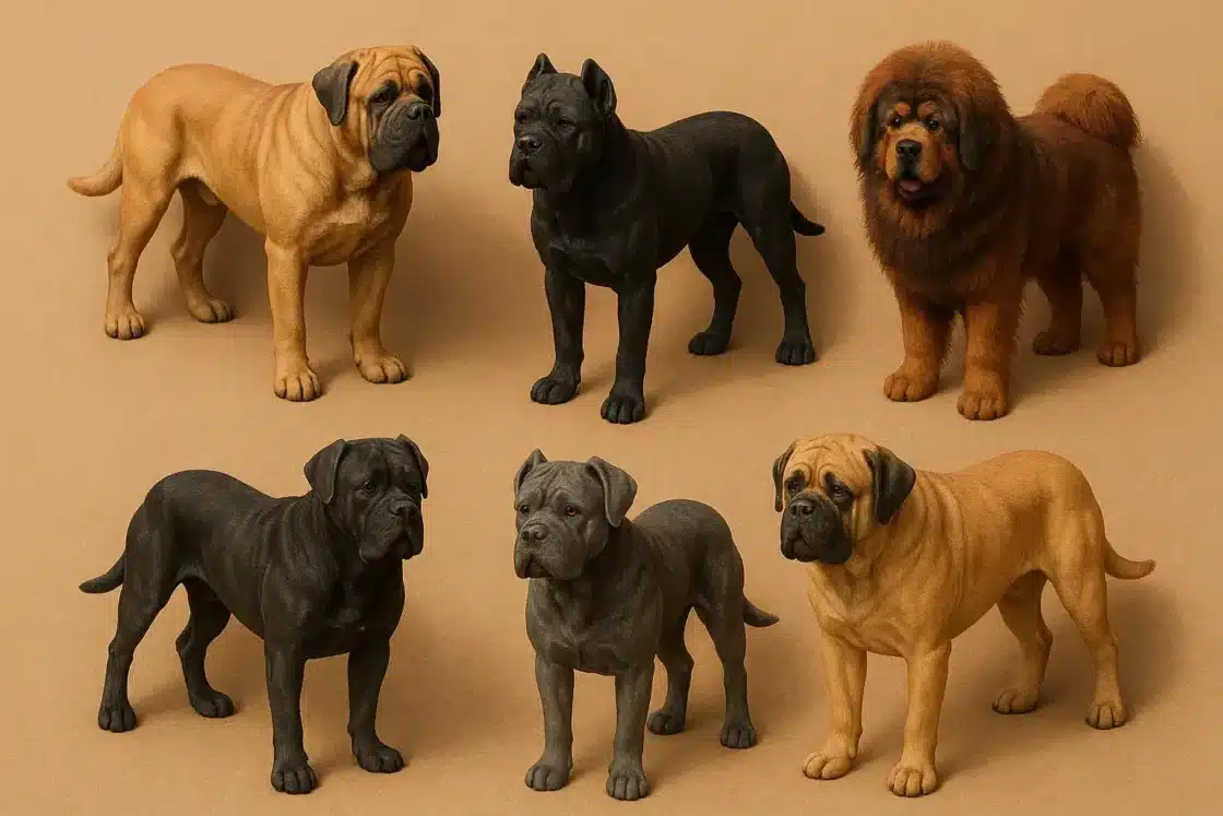 Mastiff Raser: Översikt över de Stora och Mäktiga Vakthundarna2025-10-09T19:53:05.626Z